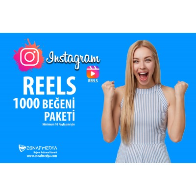 İnstagram 1000 Reels Oto Beğeni (  Minimum10 Paylaşım için ) İnstagram 1000 Reels Oto Beğeni (  Minimum10 Paylaşım için )