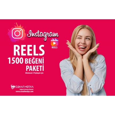 İnstagram 1500 Reels Oto Beğeni (  Minimum5 Paylaşım için ) İnstagram 1500 Reels Oto Beğeni (  Minimum5 Paylaşım için )