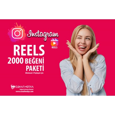İnstagram 2000 Reels Oto Beğeni (  Minimum 5 Paylaşım için ) İnstagram 2000 Reels Oto Beğeni (  Minimum 5 Paylaşım için )