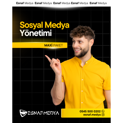 İnstagram Sosyal Medya Yönetimi Maxi Paket