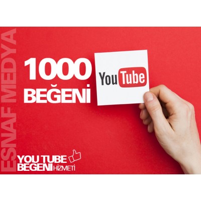 Youtube 1000 Beğeni