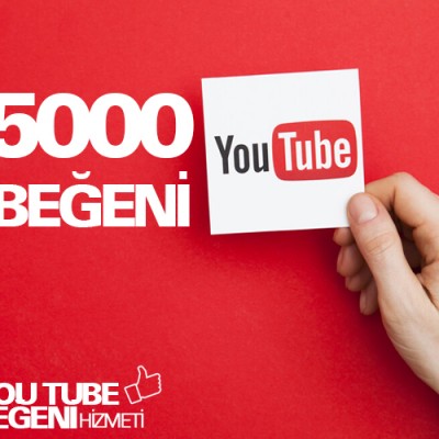Youtube 5000 Beğeni